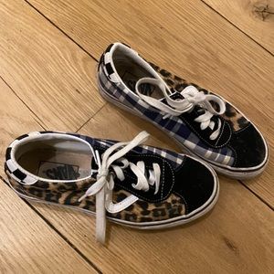SANDY LIANG Vans Sneakers Leopard Print and Plaid